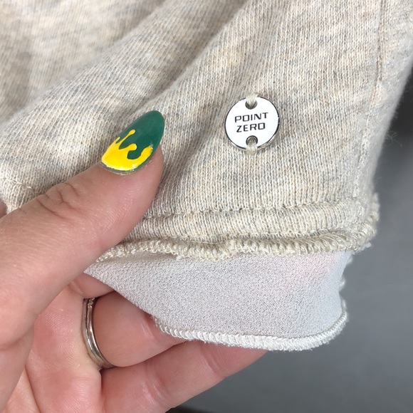 Point Zero tan hooded cardigan size large - Picture 4 of 10